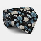 Elegante chique wilde bloem Mannen Stropdas (Opgerold)