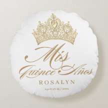 Elegante chique witgouden Quinceanera 