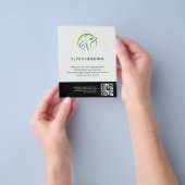 Elegante chiropractor flyer | Wij waarderen u (Hand)