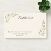 Elegante christelijke botanische plakbriefjes 25x1 post-it® notes (Kantoor)