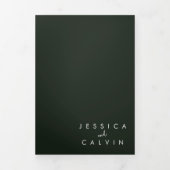 Elegante Christelijke foto bruiloft uitnodiging gr (Cover)