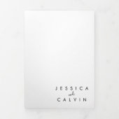 Elegante Christelijke Foto Trouw Uitnodiging Minim (Cover)