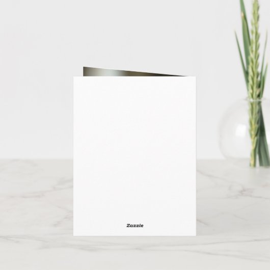 Elegante Christelijke kruisnaam datum begrafenisfo Bedankkaart (Achterkant)