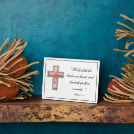 Elegante christelijke rouwherdenkingsplaquette fotoplaat