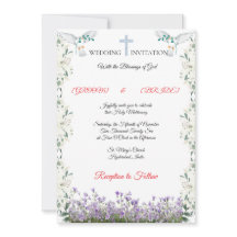 Elegante Christelijke Trouwuitnodiging Template