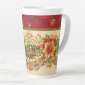 Elegante Christmas Latte Mok! Mok (Rechterhoek)