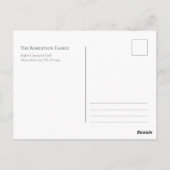 Elegante Christmas Wreath Kaart (Achterkant)