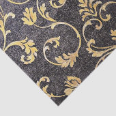  elegante chroomzwart en goudvocht tissuepapier (Detail)