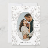 Elegante Church Waterverf Venue Manor Wedding Kaart (Achterkant)