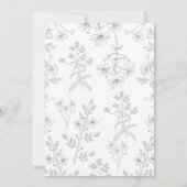 Elegante Church Waterverf Venue Manor Wedding Save The Date (Achterkant)