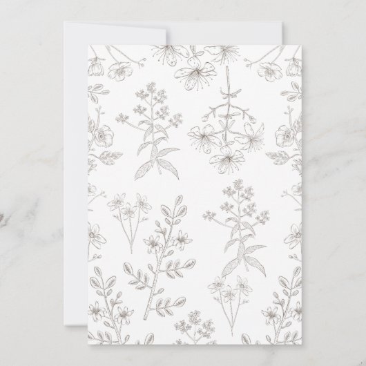 Elegante Church Waterverf Venue Manor Wedding Save The Date (Achterkant)