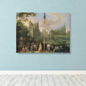 Elegante cijfers canvas afdruk (Insitu (Houten vloer))