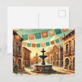 elegante Cinco de Mayo Briefkaart (Voorkant / Achterkant)