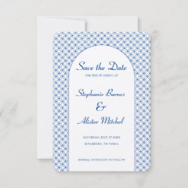 Elegante Cirkel Naadloos Patroon Geometrisch Save The Date