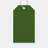 Elegante citroenen bruiloftsdankjeshouder cadeaulabel (Achterkant)