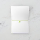 Elegante citroenen Persoonlijke Vouwde Bedankkaart (Binnen)