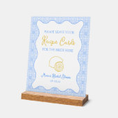 Elegante citroenreceptkaart bord voor bruidsfeeste (Hoek)