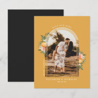 Elegante citrusboomgaard | Boho bewaar de datum