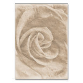 Elegante Classic Bloemen Rustieke Trouwtafel Nº 1 Kaart (Achterkant)