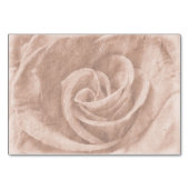 Elegante Classic Bloemen Rustieke Trouwtafel Nº 3 Kaart (Achterkant)