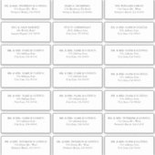 Elegante Classic Bruiloft Gasten Adresetiketten Sticker (Voorkant)