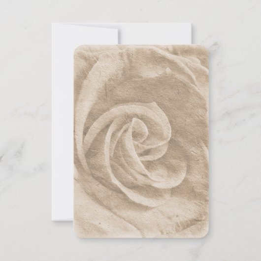 Elegante Classic Floral Rustic Wedding Save Date 1 Save The Date (Achterkant)