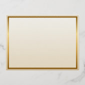 Elegante Classic Gold Script Wedding RSVP Kaart (Achterkant)