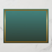 Elegante Classic Gold Script Wedding RSVP Kaart (Achterkant)