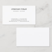 Elegante  Classic Look Elite Design Sjabloon Visitekaartje (Voorkant / Achterkant)