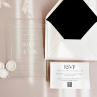 Elegante Classic Witte Lijst Witte Overlay Wedding