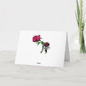Elegante Classy ChiChi Floral bruiloft Bedankt (Achterkant)