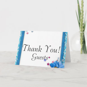 Elegante Classy ChiChi Floral bruiloft Bedankt
