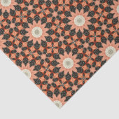 Elegante Classy Geometrisch Patroon Abstracte Bloe Tissuepapier (Detail)