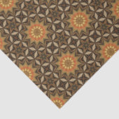 Elegante Classy Geometrisch Patroon Abstracte Bloe Tissuepapier (Detail)