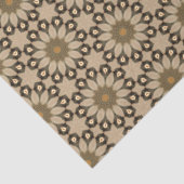 Elegante Classy Geometrisch Patroon Abstracte Bloe Tissuepapier (Detail)