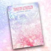 Elegante Classy Holografische Sieraden Houder Disp Visitekaartje