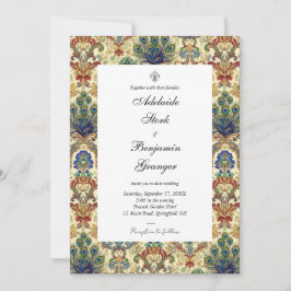 Elegante Classy Maximalist Custom Photo DIY Weddin Kaart