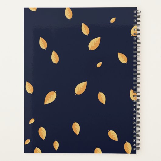 Elegante Classy Navy Geometrische Bruiloft Planner (Achterkant)