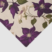 Elegante Clematis Vine Tissuepapier (Detail)