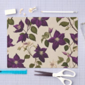 Elegante Clematis Vine Tissuepapier (Craft)