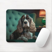 Elegante Cocker Spaniel Classic Portrait Design Muismat (Met muis)