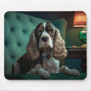 Elegante Cocker Spaniel Classic Portrait Design Muismat