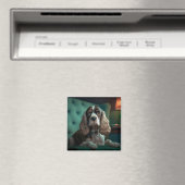 Elegante Cocker Spaniel Klassiek Portretontwerp Magneet (Insitu (Vaatwasser))