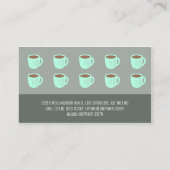 Elegante coffeeshop Loyalty Punch (Achterkant)