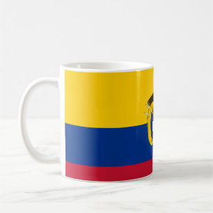 Elegante  Colombiaanse vlag overdekte keramiek Koffiemok