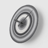 Elegante concentrische tinten wandklok (Hoek)