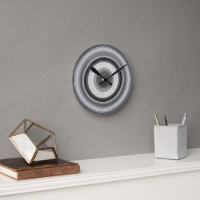 Elegante concentrische tinten wandklok
