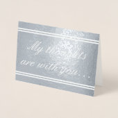 Elegante condoleances Kaart (Voorkant)