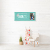 elegante congraten afstuderen fotobanner spandoek (Insitu)