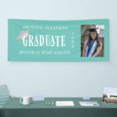 elegante congraten afstuderen fotobanner spandoek (Beurs)